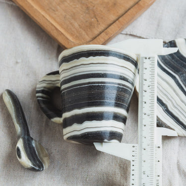 Zebra Calcite Cup