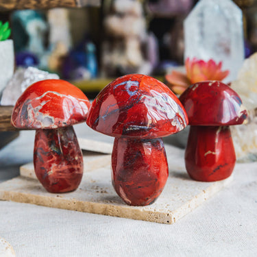 Red Jasper Mushroom