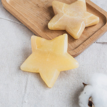 Orange Calcite Star