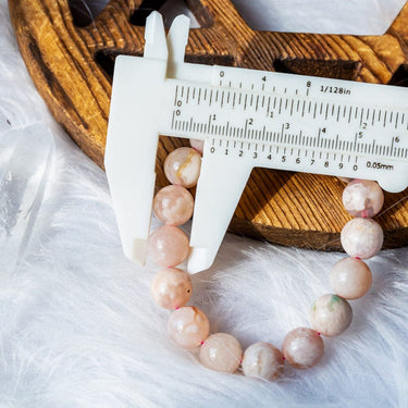 Flower agate bracelet