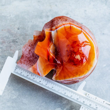 Carnelian Skull