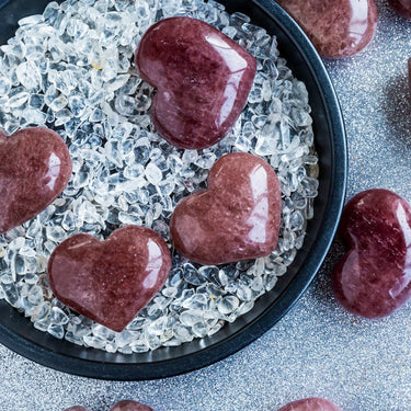 Strawberry Quartz Heart