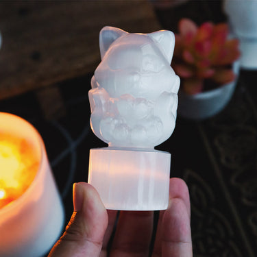 Selenite Animal Carving