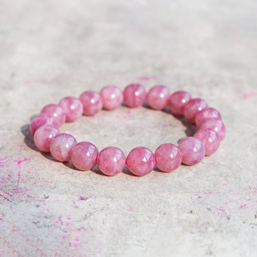 Lavender Rose Quartz Bracelet