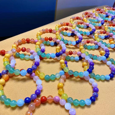 Rainbow crystal bracelet