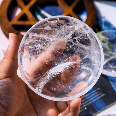 Clear quartz plate