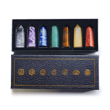 7 Chakra Crystal Wands Box