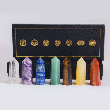 7 Chakra Crystal Wands Box