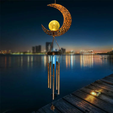 Solar Moon or Sun Wind Chime Ornaments