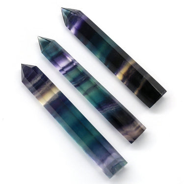 Rainbow Fluorite Point