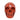 Red jasper hollow out skull