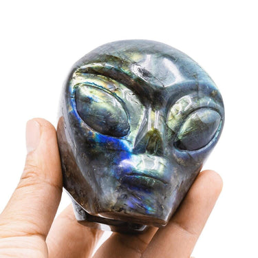 Labradorite Alien Skull