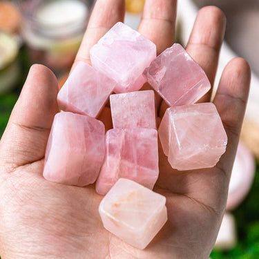 Rose Quartz Cube