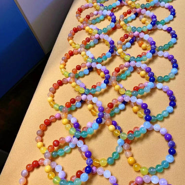 Rainbow crystal bracelet