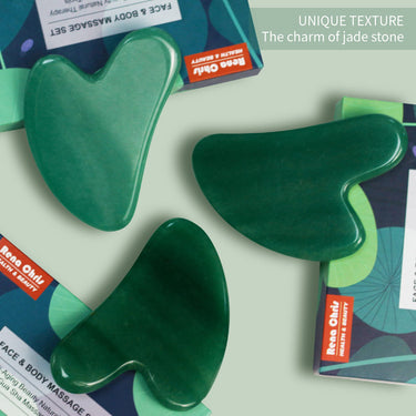 Azure Green-Gua Sha Face Massager