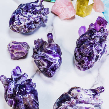 Dream Amethyst Human Heart