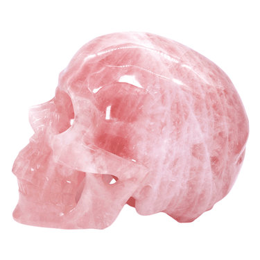 Rose Quartz Skull