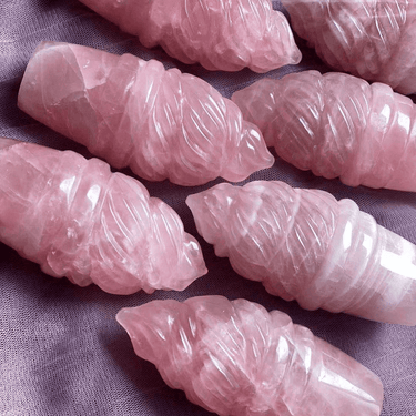 Rose quartz ice cream