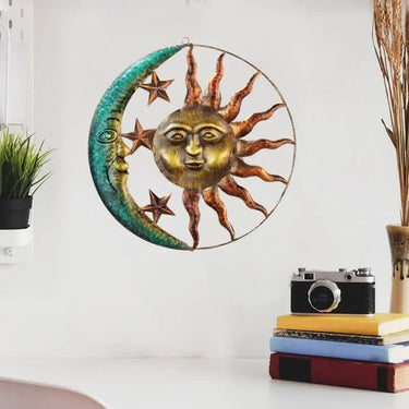 Sun Moon Face Wall Decor