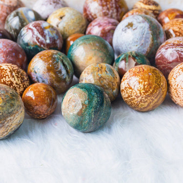 Ocean jasper ball