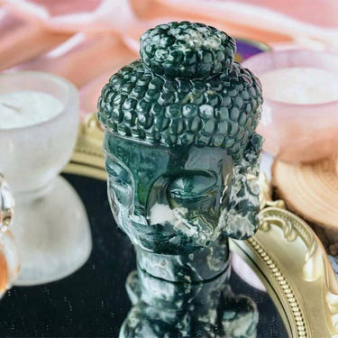 Crystal Buddha Head