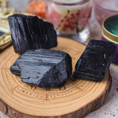 Black Tourmaline Specimens