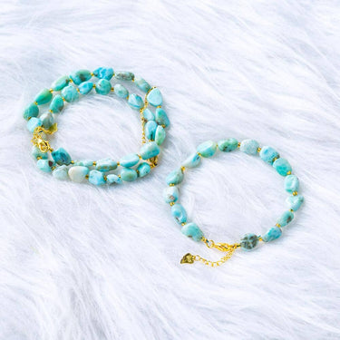 【Chips Bracelet 】Larimar