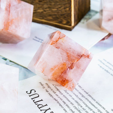 Fire Quartz Cube