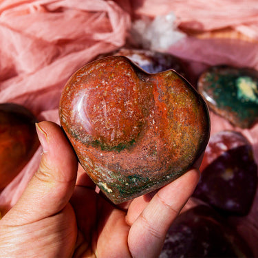 Ocean Jasper Heart