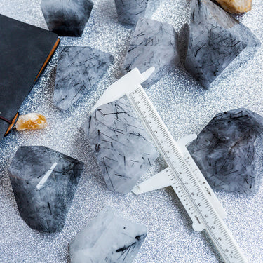 Black Tourmaline In Clear Quartz Free form