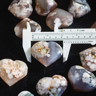 Flower Agate Heart