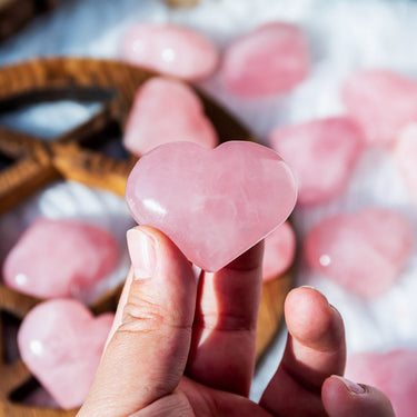 Rose Quartz Heart